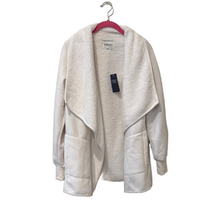 Abercrombie & Fitch NWT Soft A&F cream open face jacket, medium